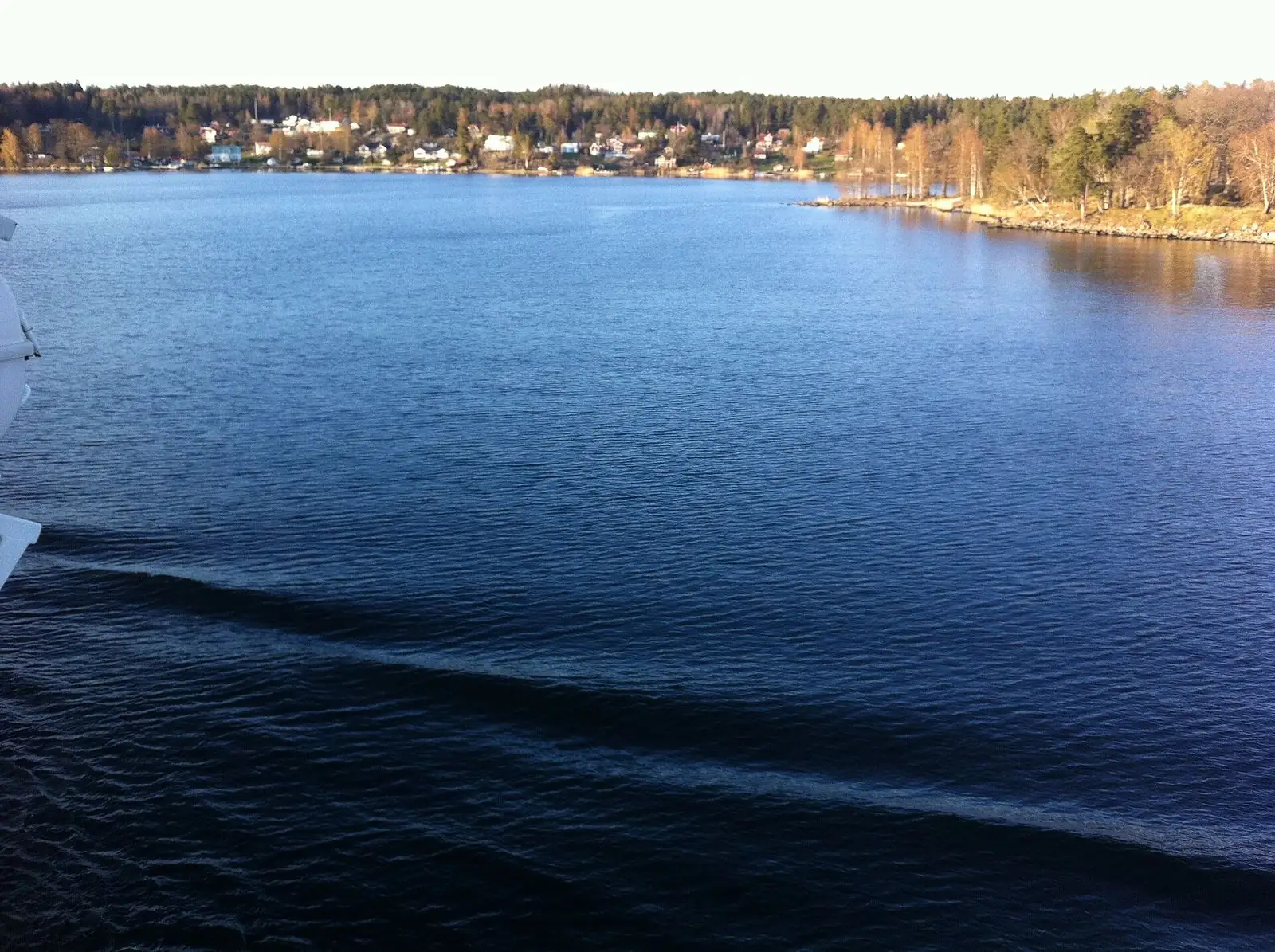 Fjärd vid Värmdö i kvällsljus