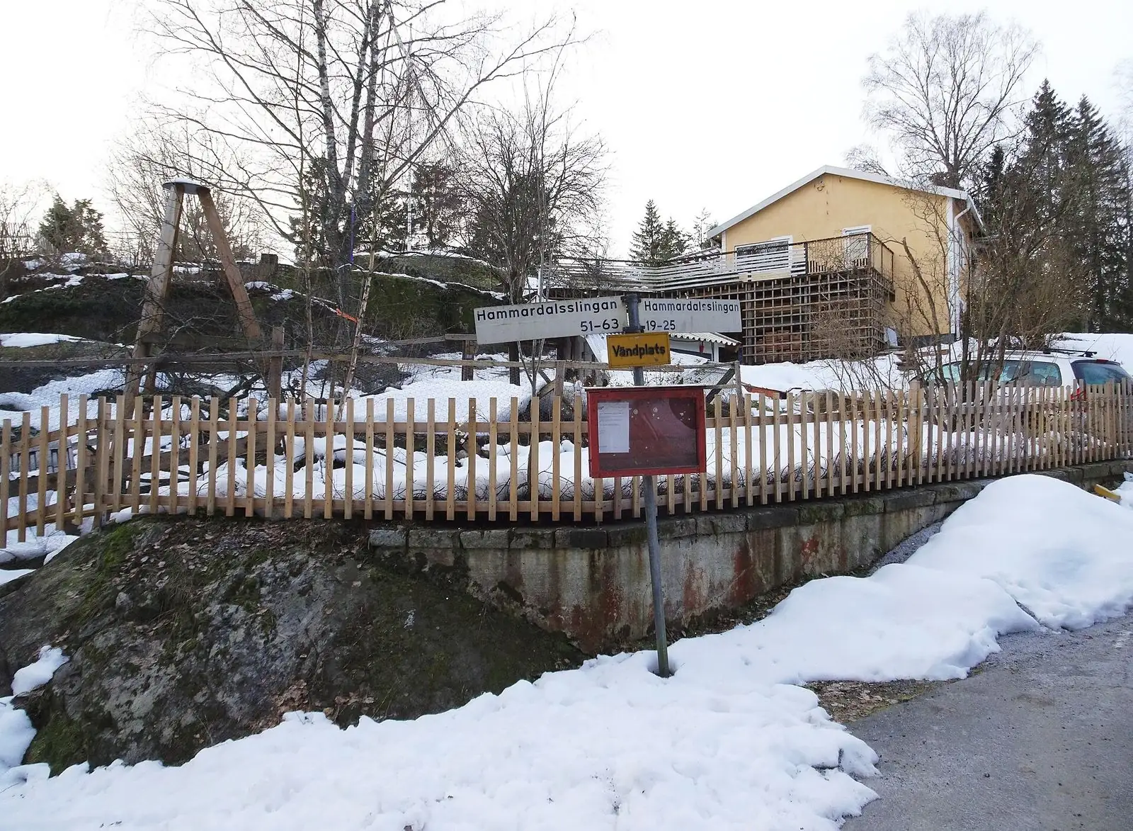 Trädgård och hus i Huddinge