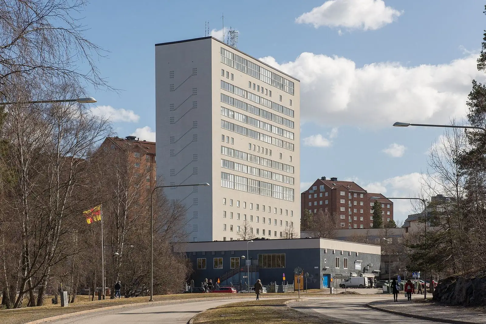 Höghus i Björkhagen