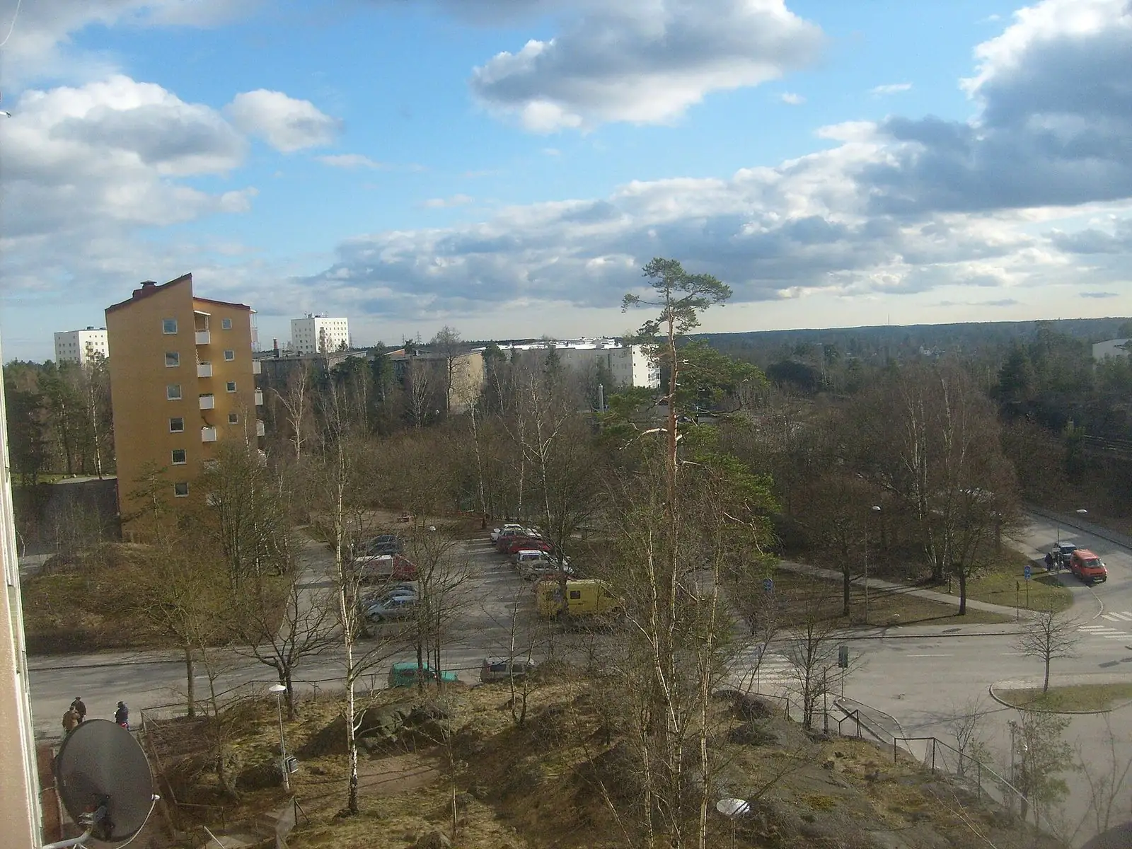 Hagsätra en vårvinterdag