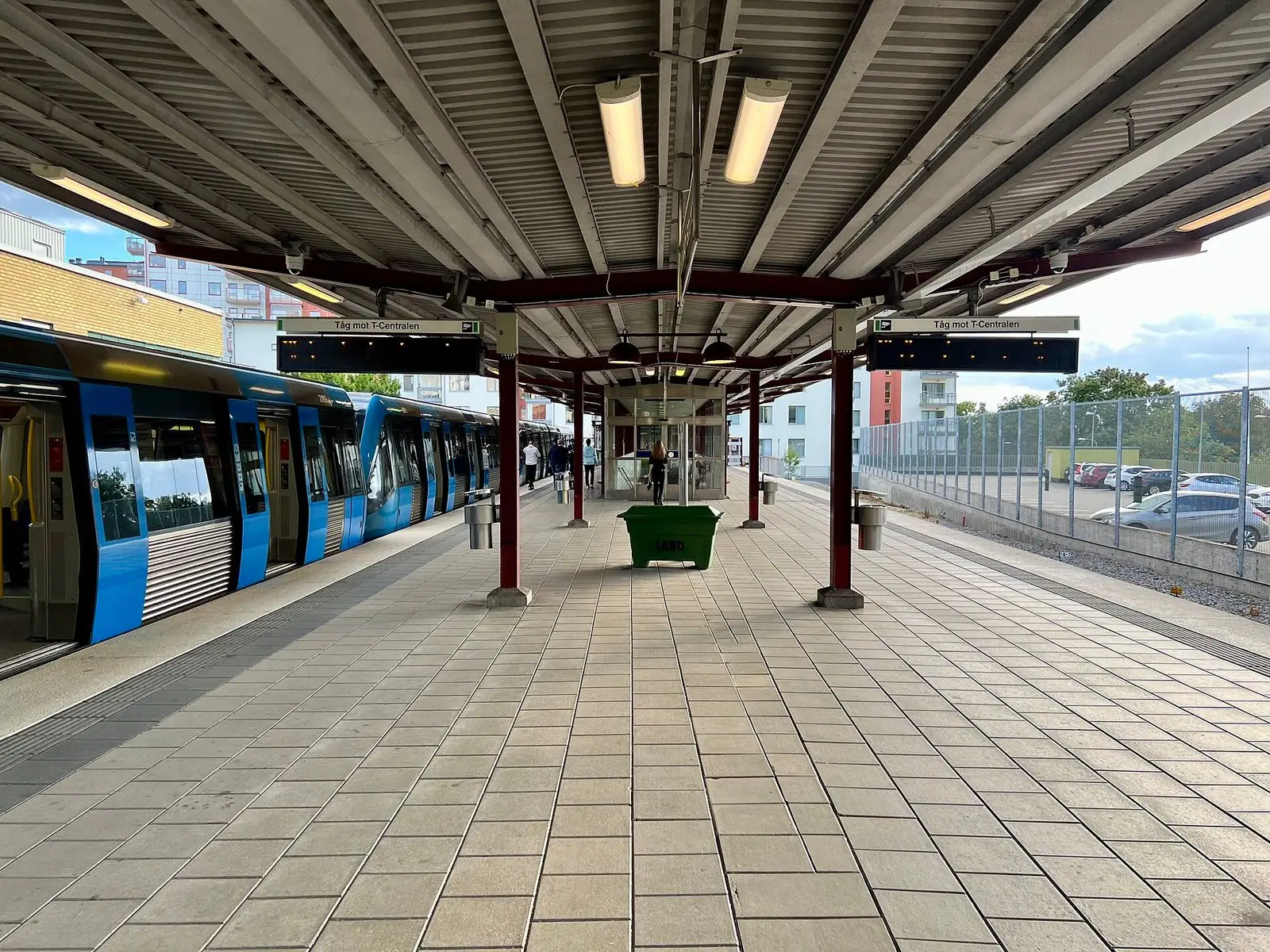 Perrongen i Hässelby strand