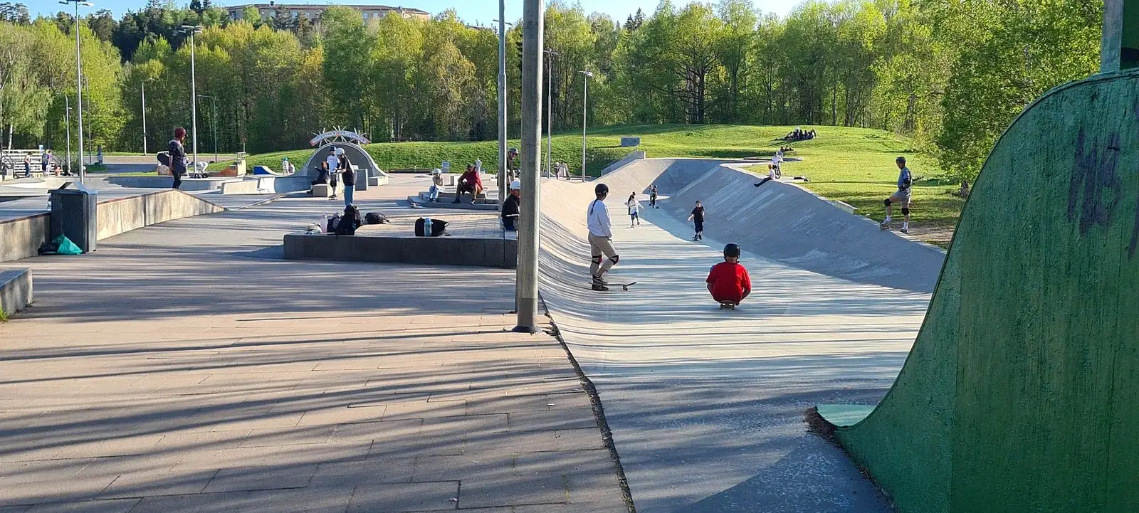 Skateparken i Högdalen