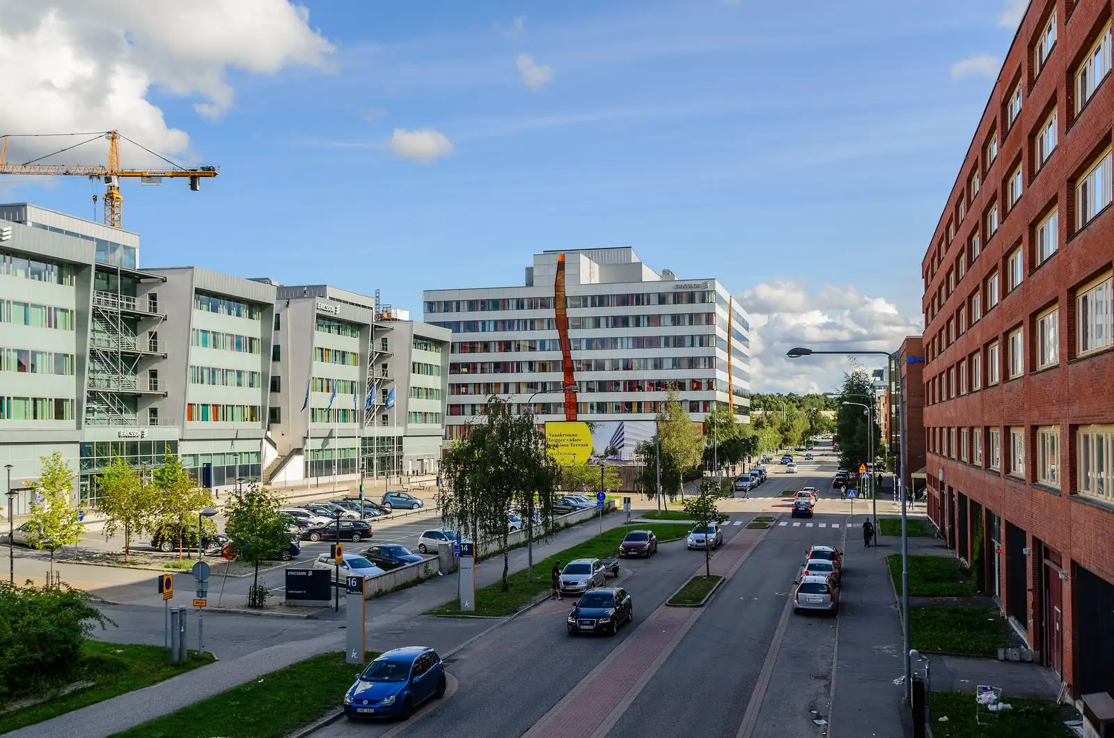 Gata och kontor i Kista