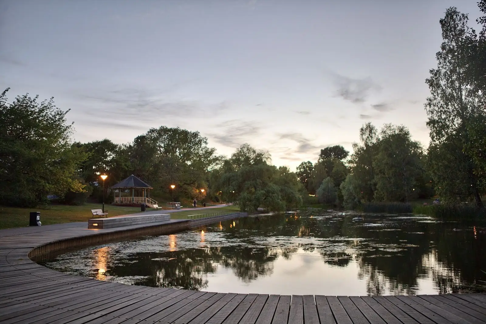 Dammen i Långbro park