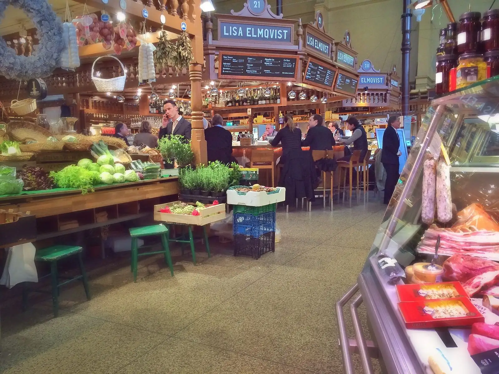 Matstånd i Östermalms saluhall