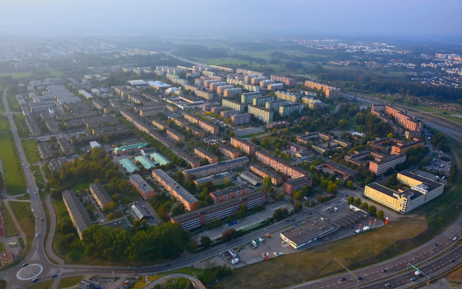 Rinkeby från luften