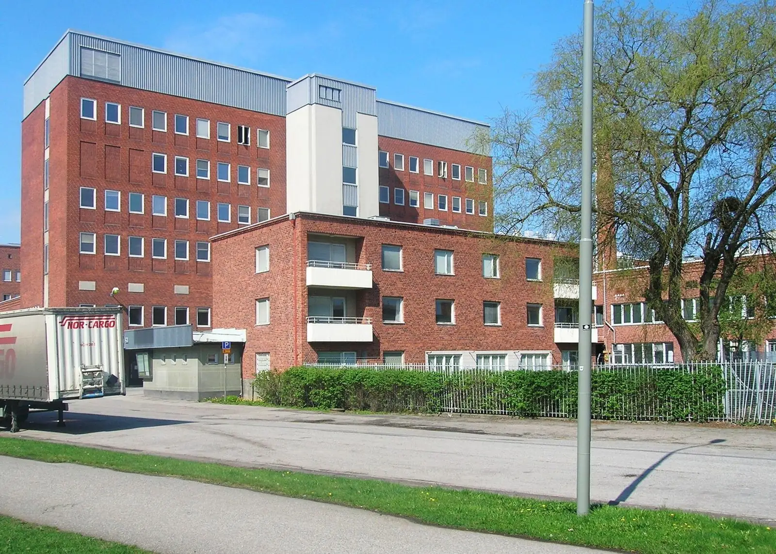 Industribyggnad i Västberga