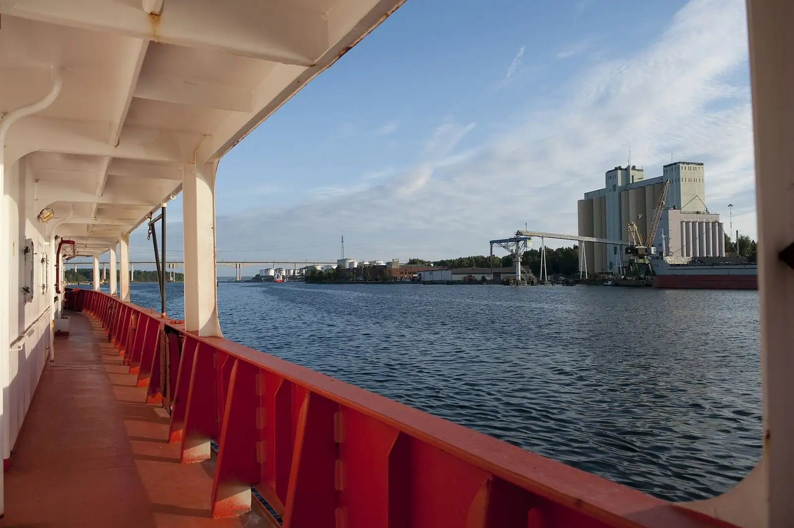 Båt i Södertälje kanal