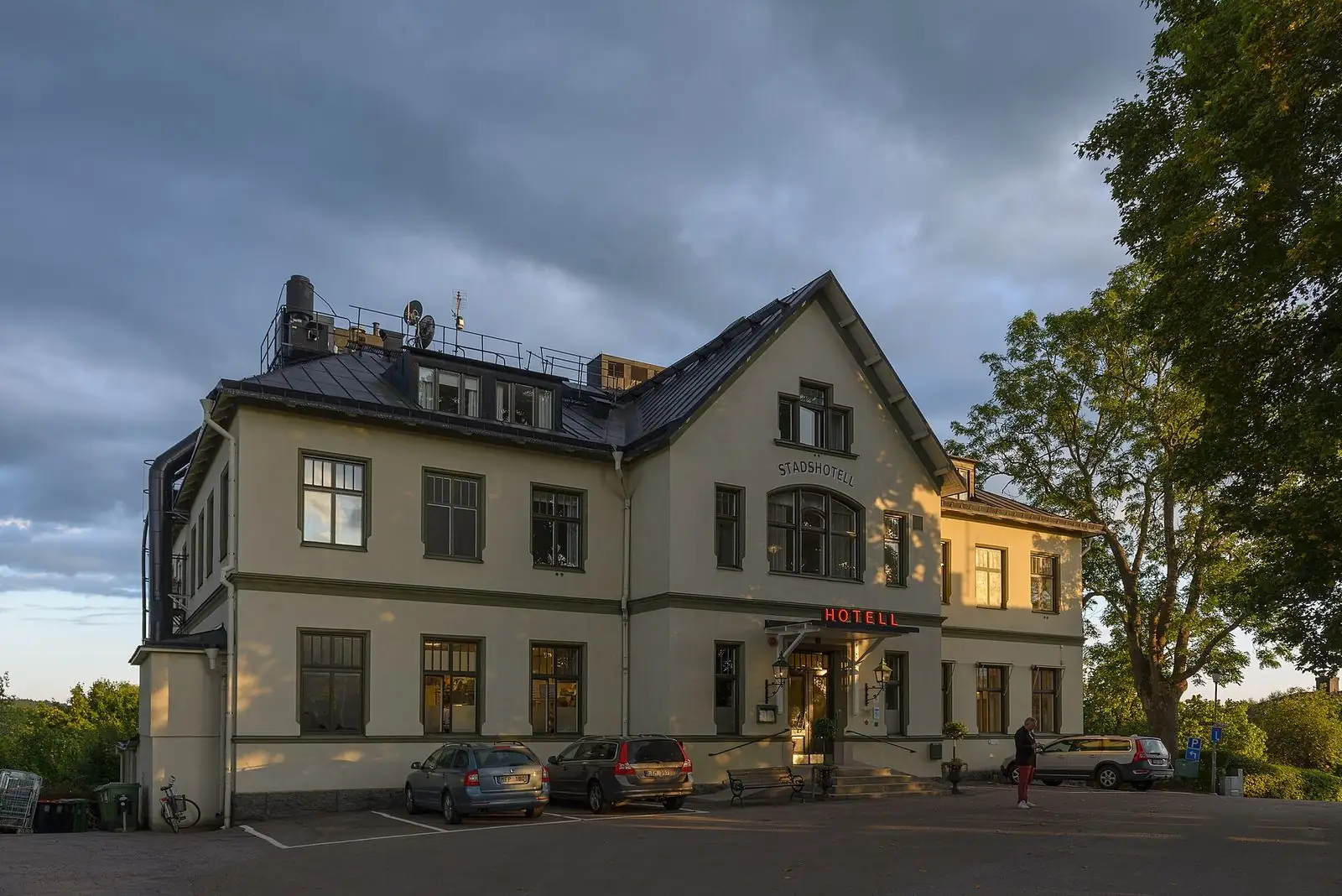 Gammal byggnad i Sigtuna