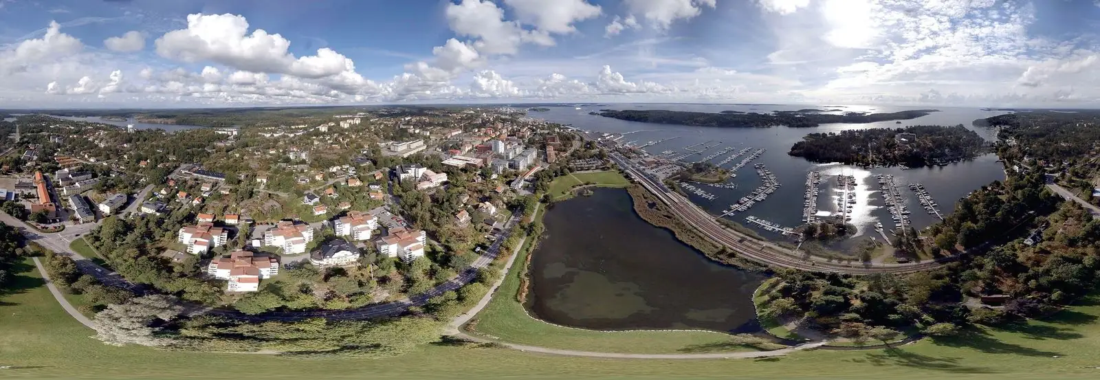 Nynäshamn från luften