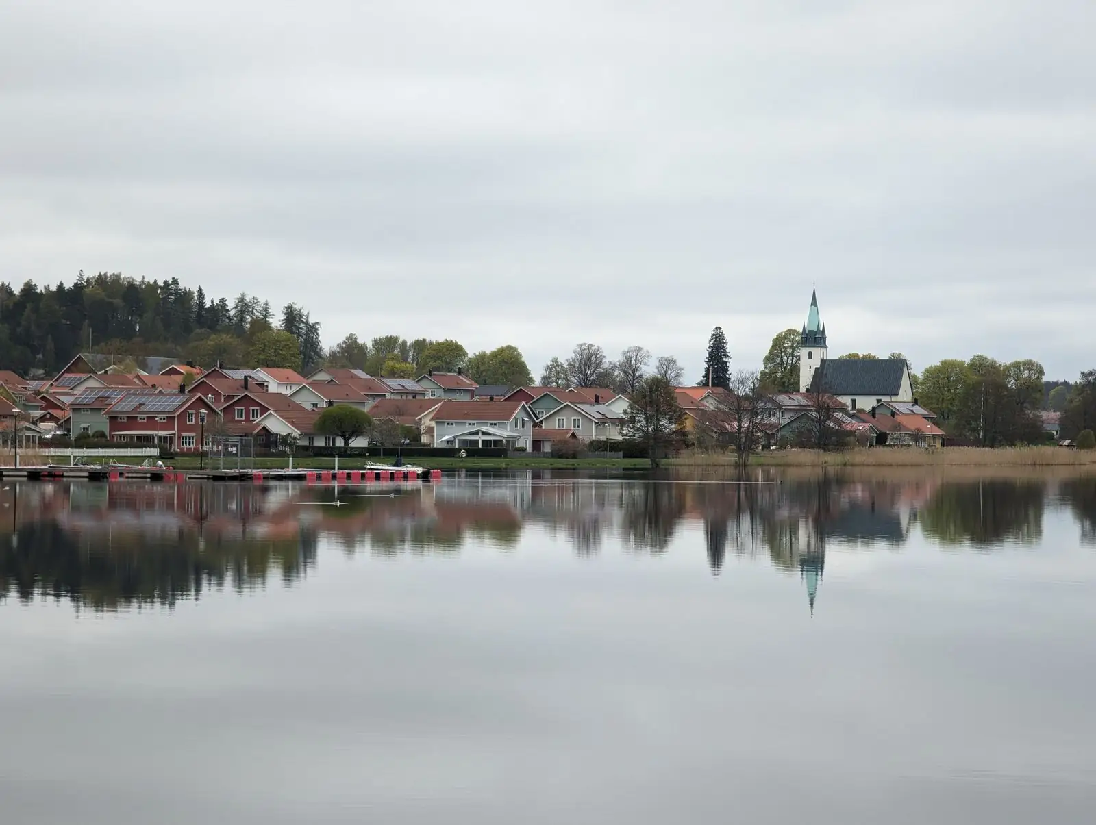 Utsikt över Frösjön mot Gnesta