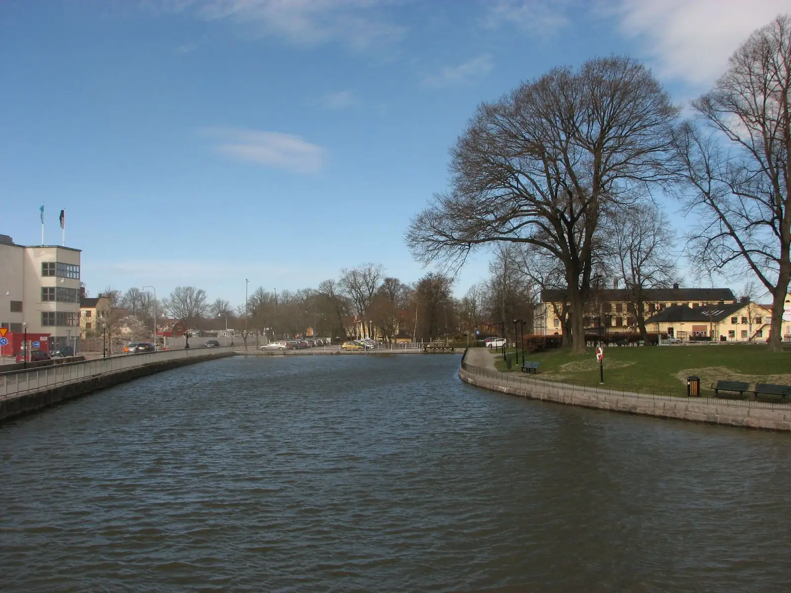 Eskilstunaån genom centrala Eskilstuna