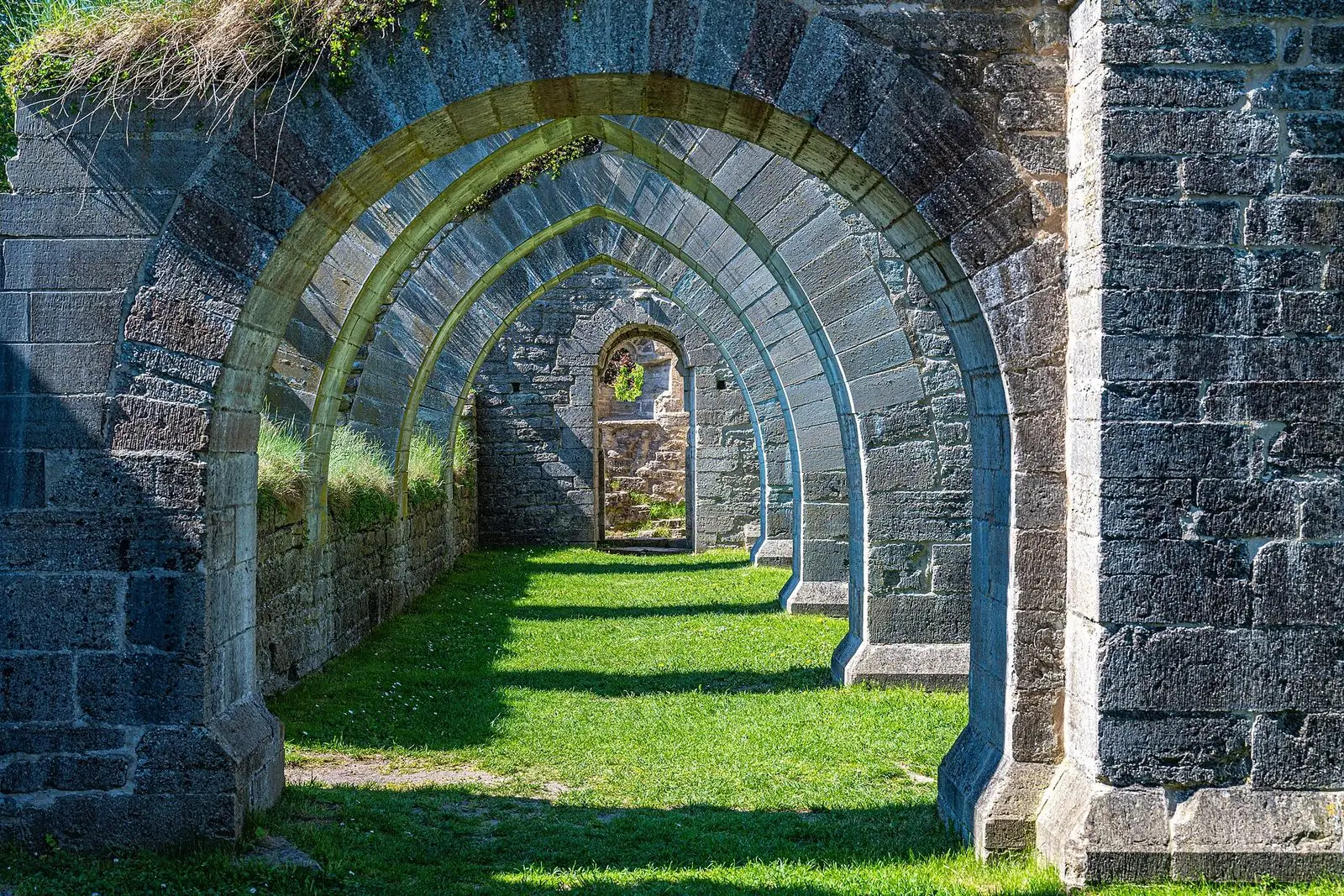 Valven i Alvastra klosterruin