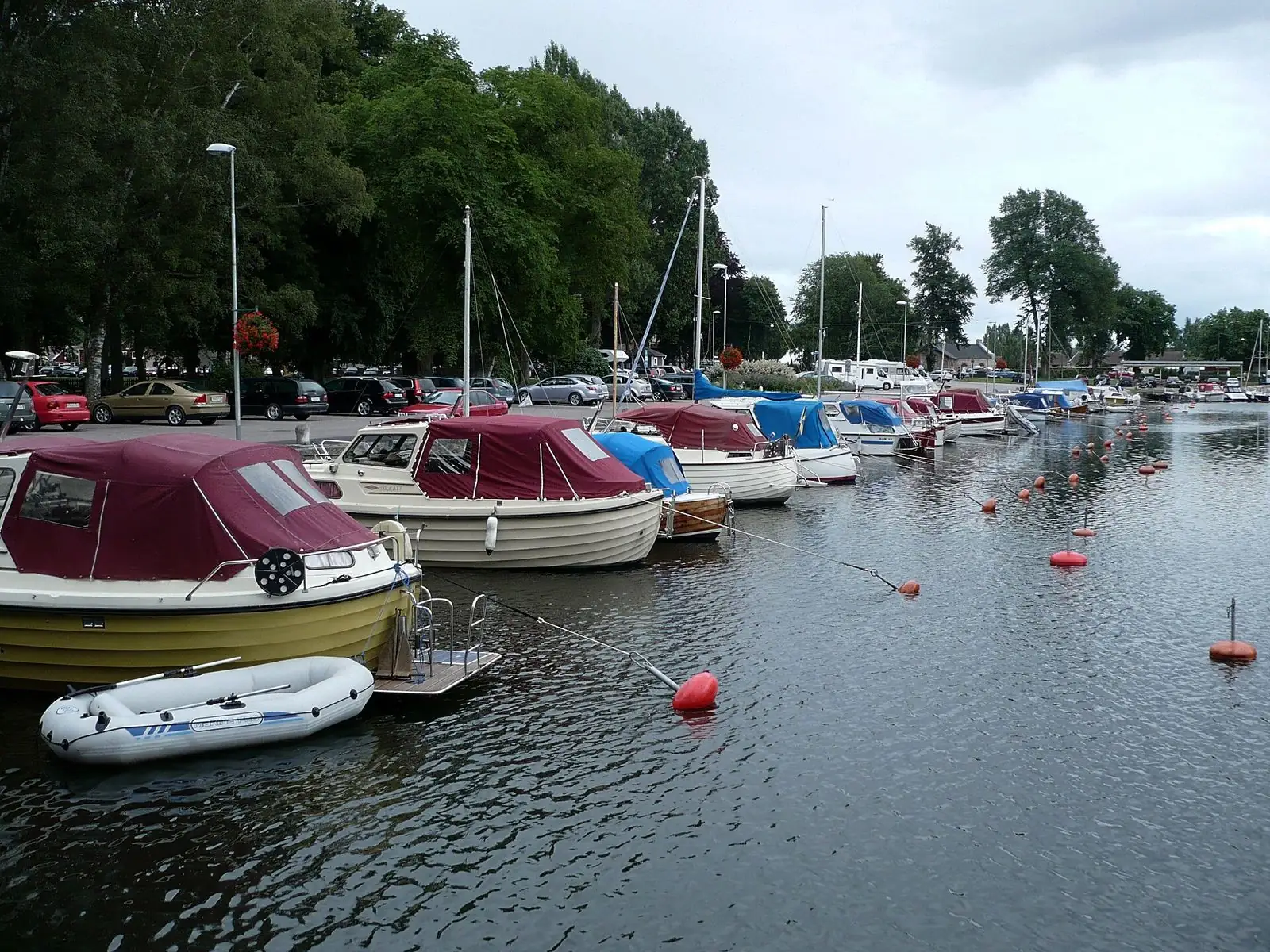 Småbåtshamnen i Vadstena