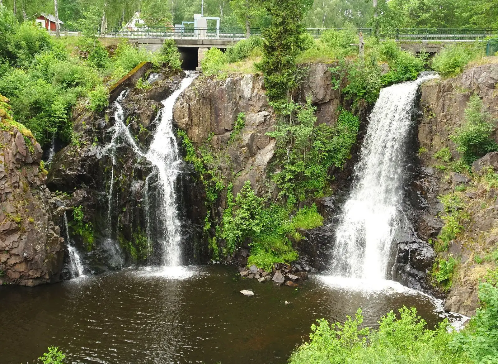Stalpets vattenfall i Aneby