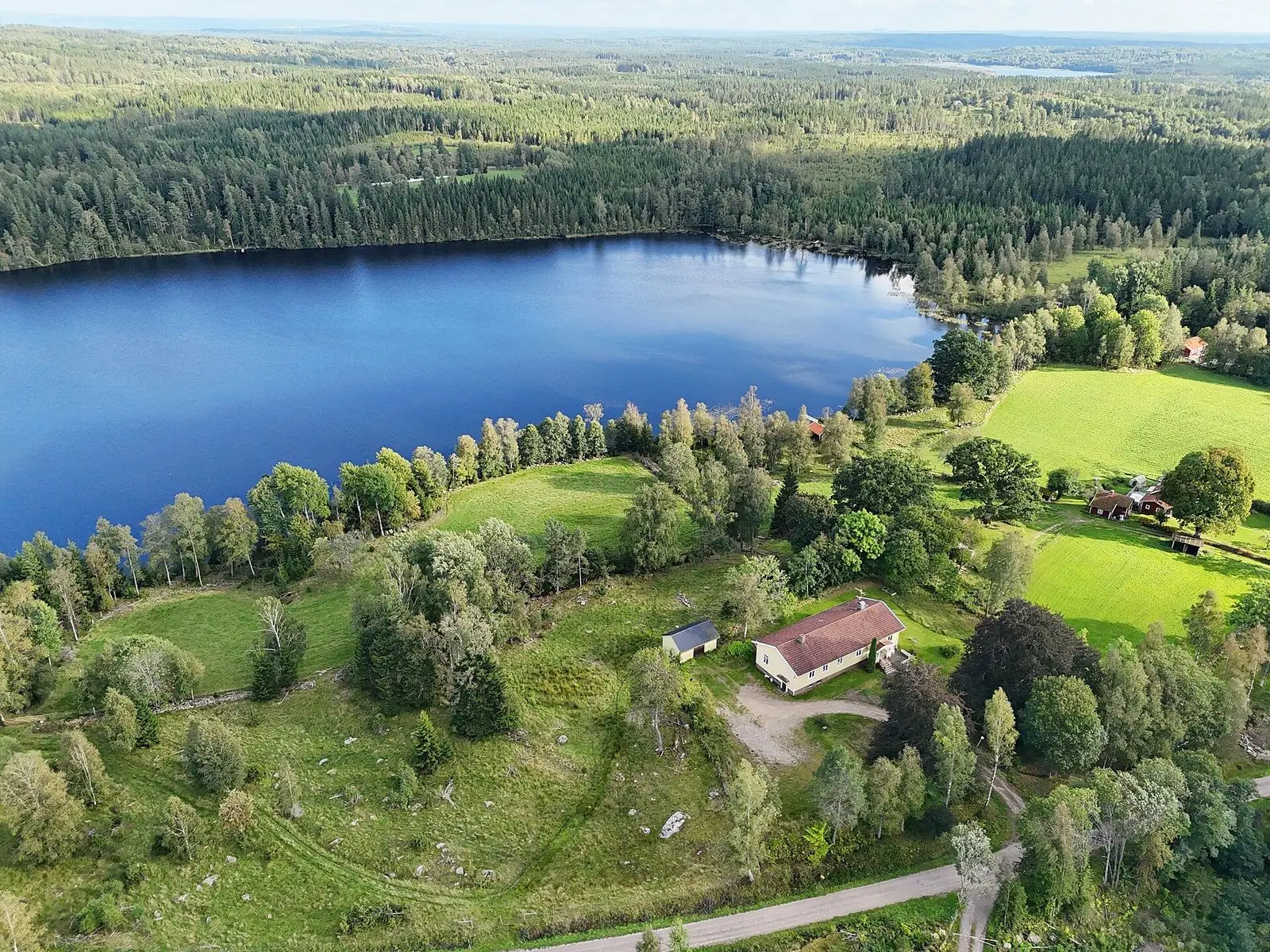 Gravsjön från luften