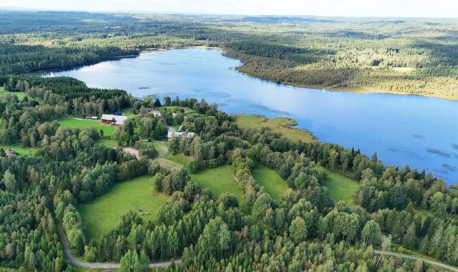 Knipesjön från luften