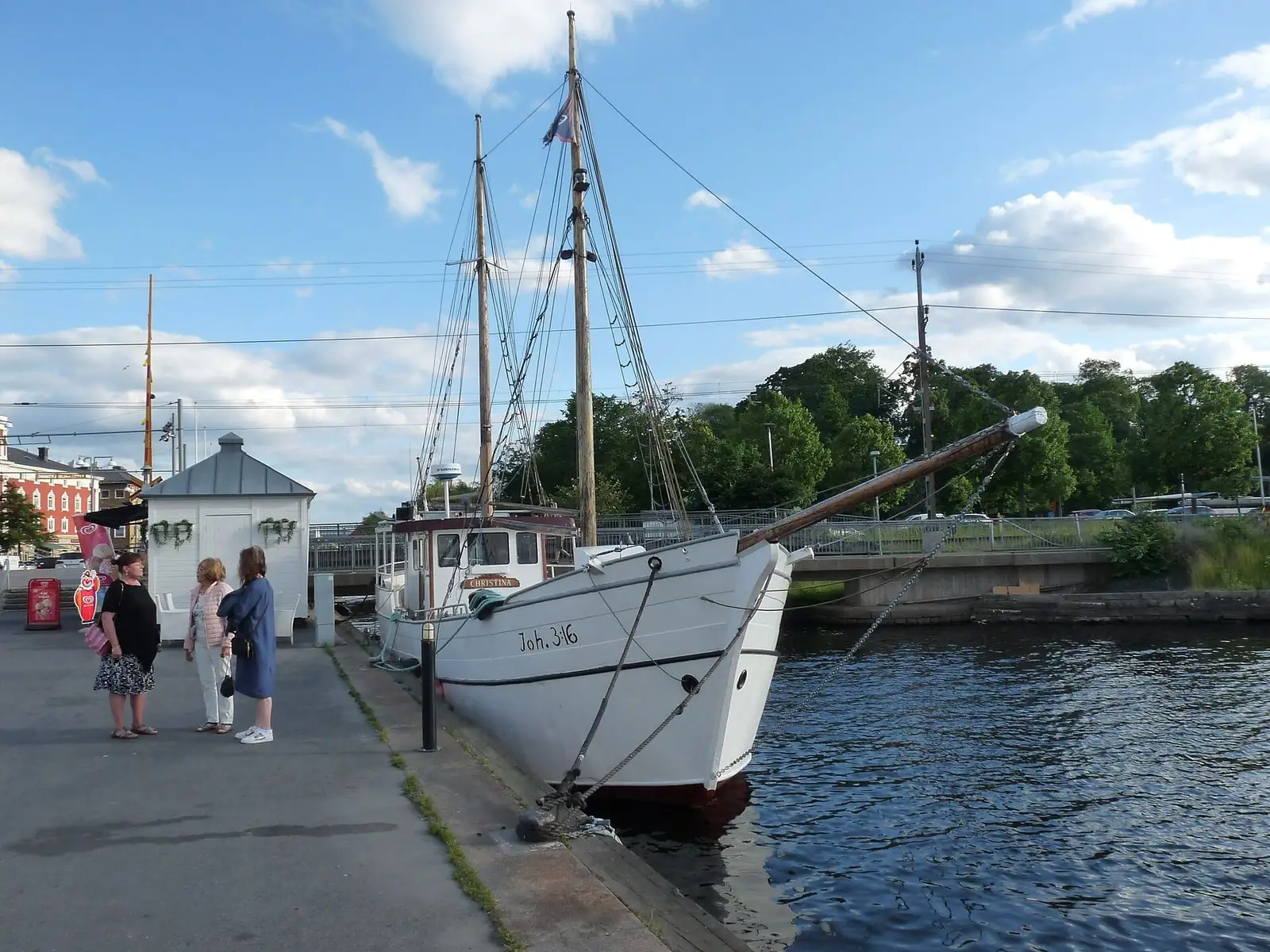 Segelfartyg vid kajen i Jönköping