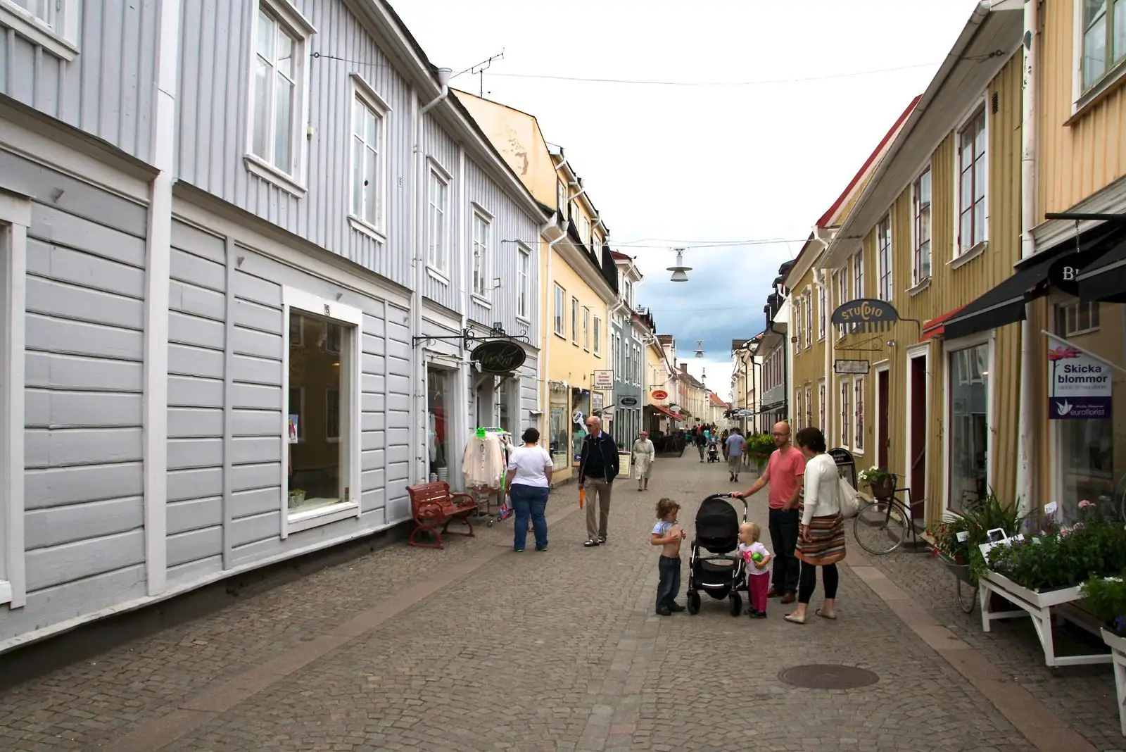 Trähus i Eksjös gamla stad
