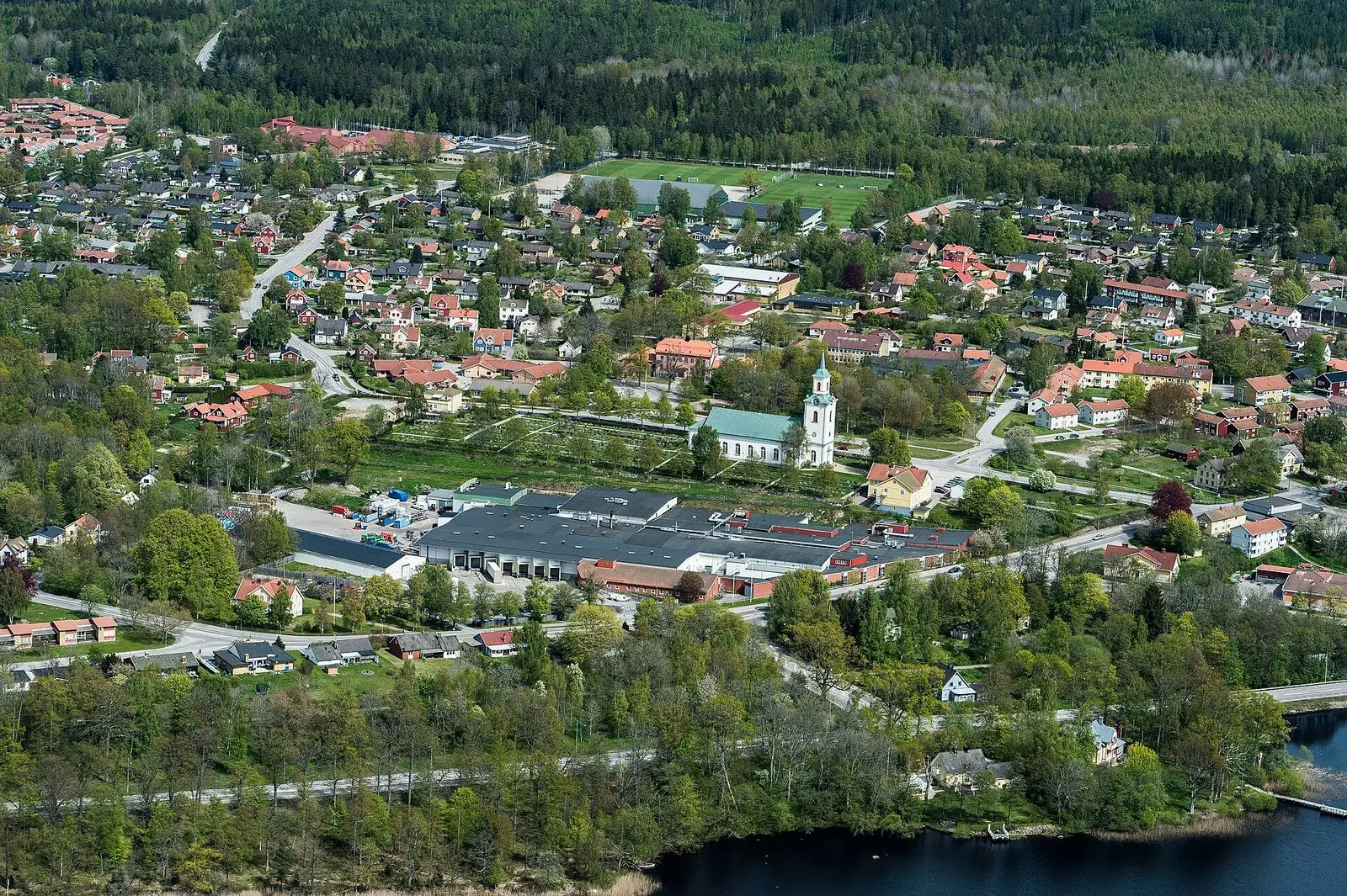 Tingsryd från luften