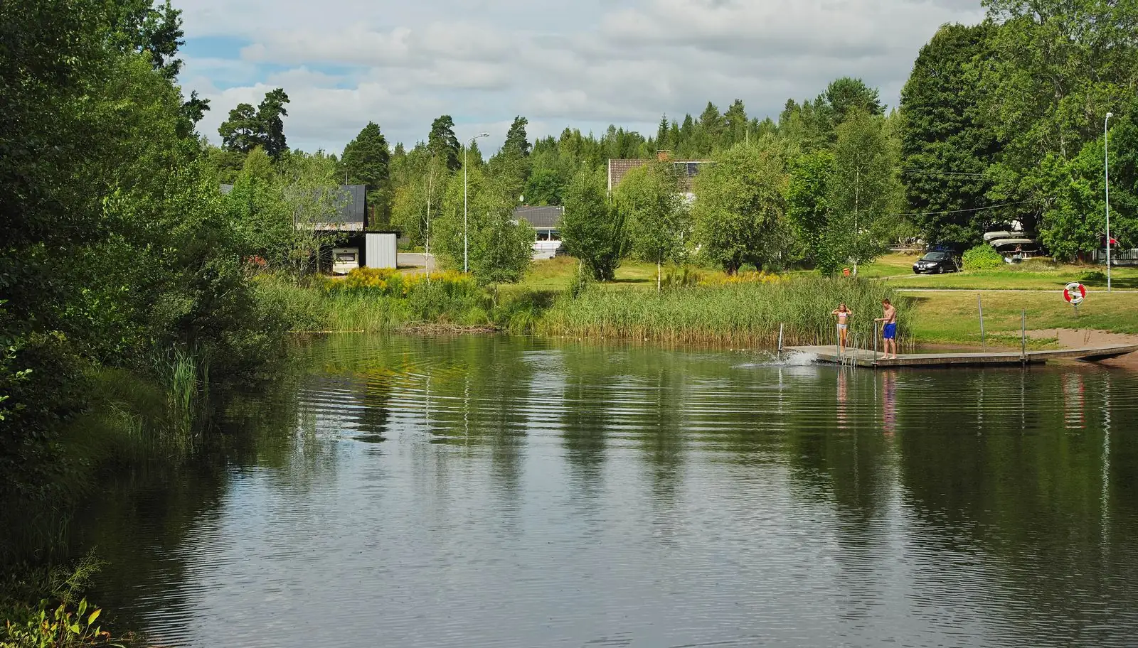 Sjön Hulingen i Hultsfred