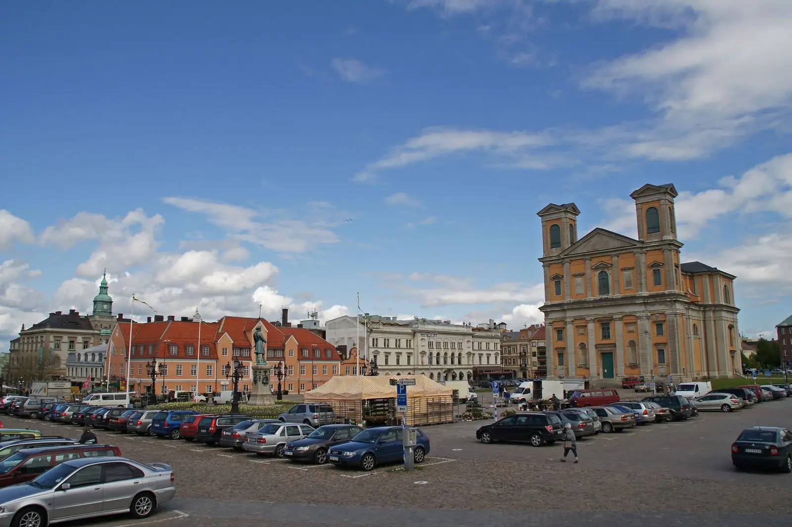 Stortorget och Fredrikskyrkan i Karlskrona