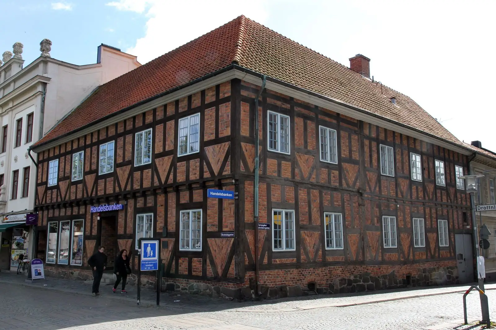 Korsvirkeshus i Karlshamn