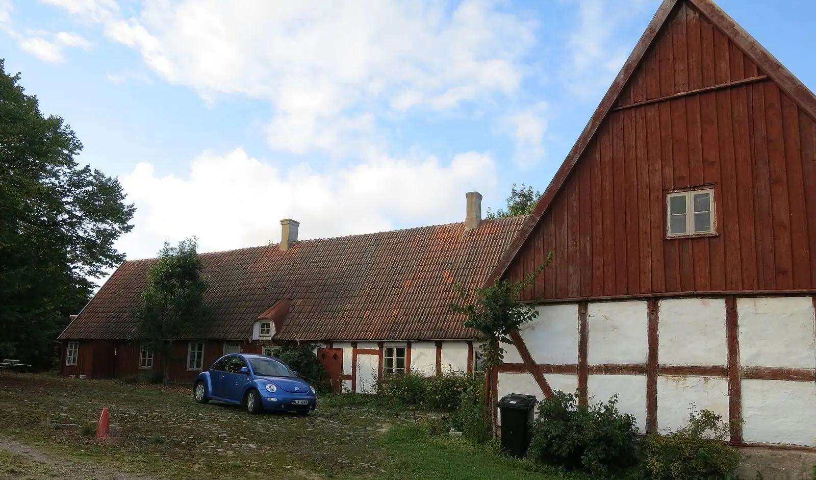 Gård med korsvirke i Svalöv