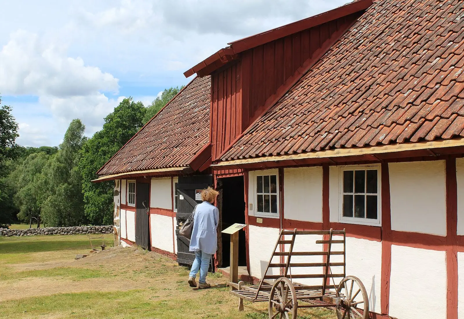 Korsvirkesgård i Örkelljunga