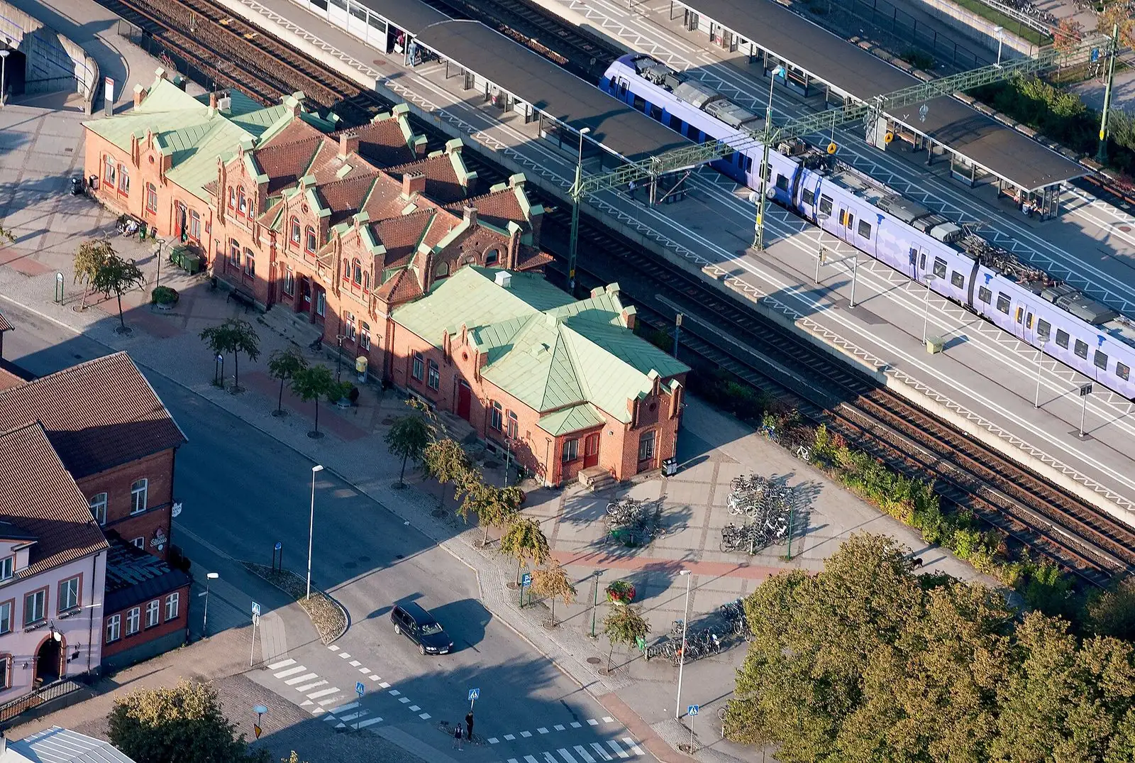 Stationsområdet i Kävlinge