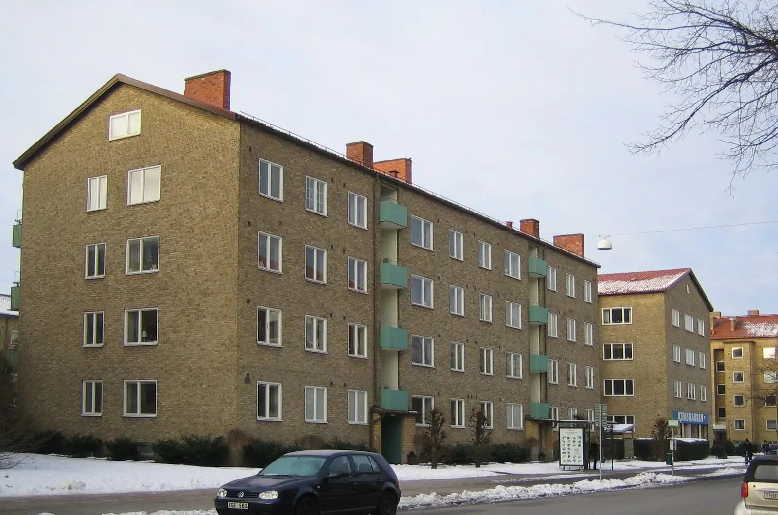 Bostadshus i Dammfri
