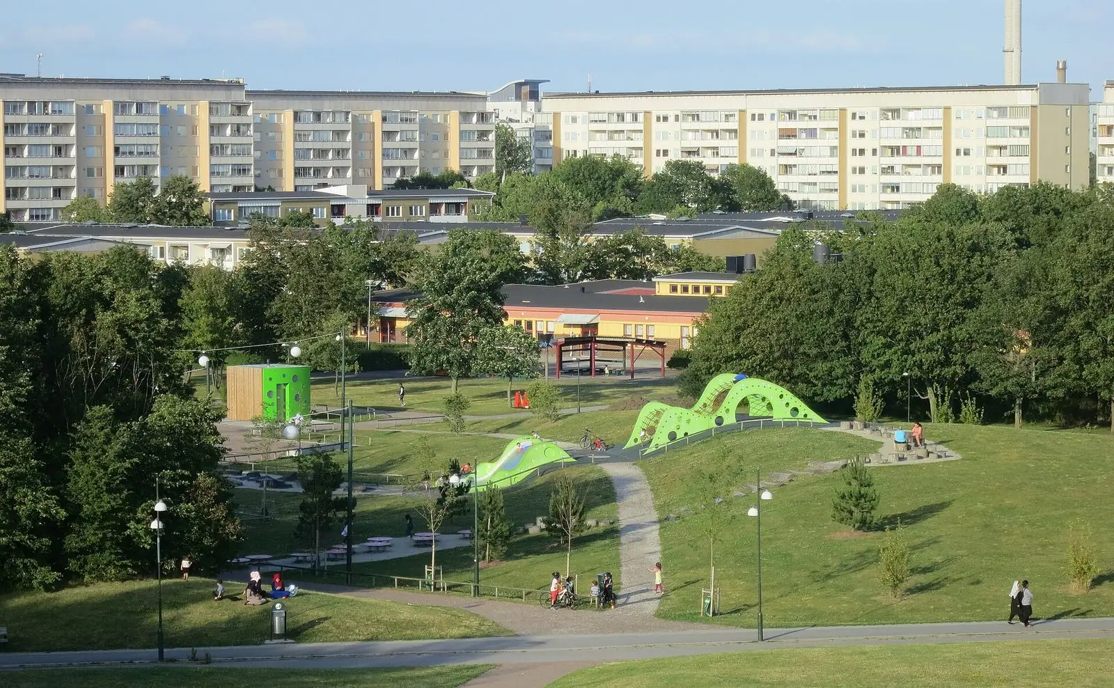 Holma sett från Kroksbäcksparken