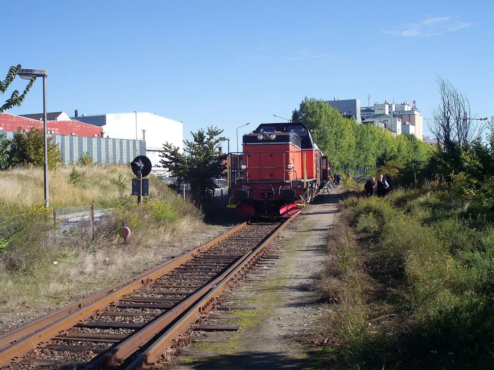 Gamla järnvägsspåret i Limhamn