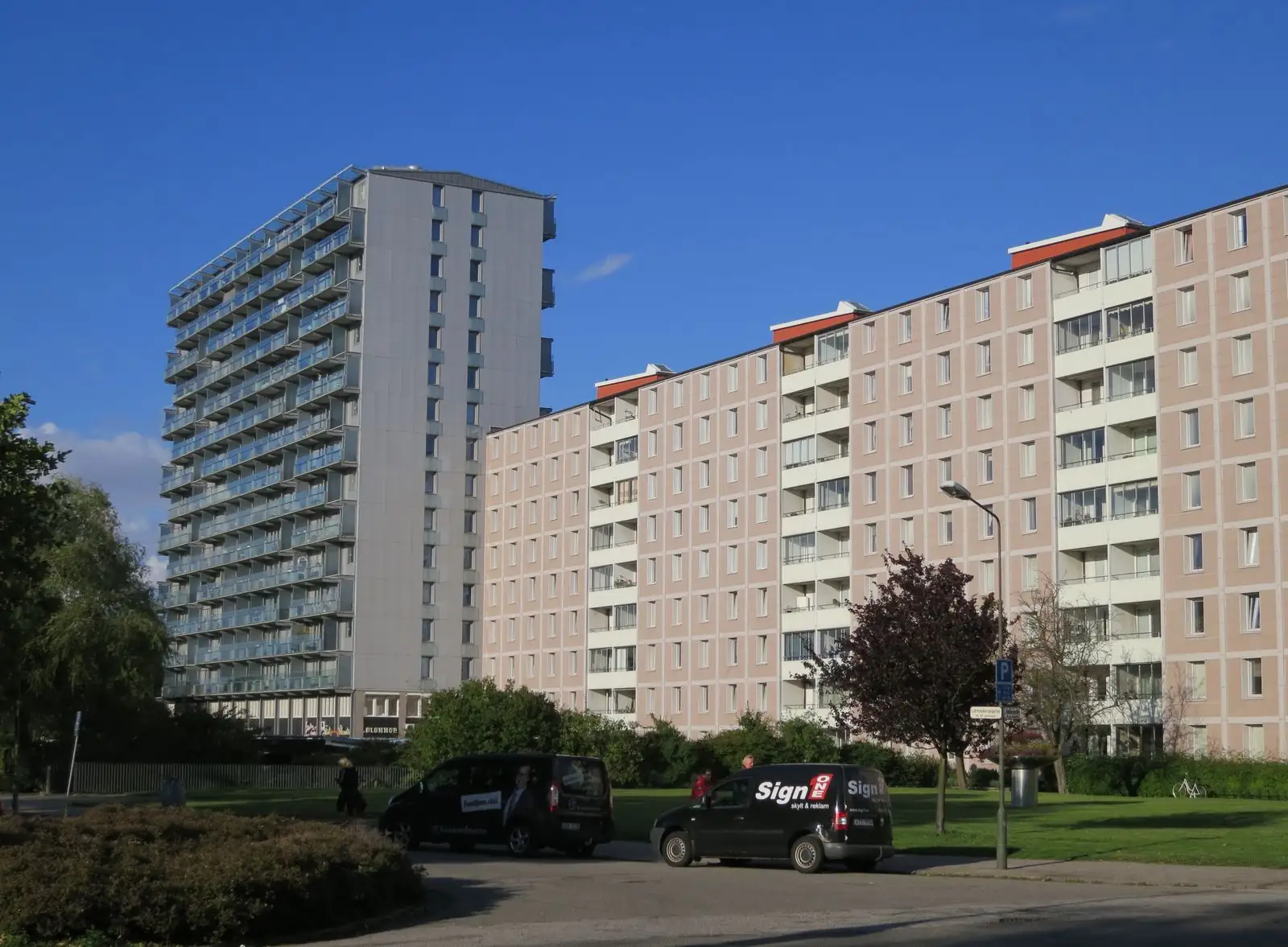 Höghus i Lorensborg