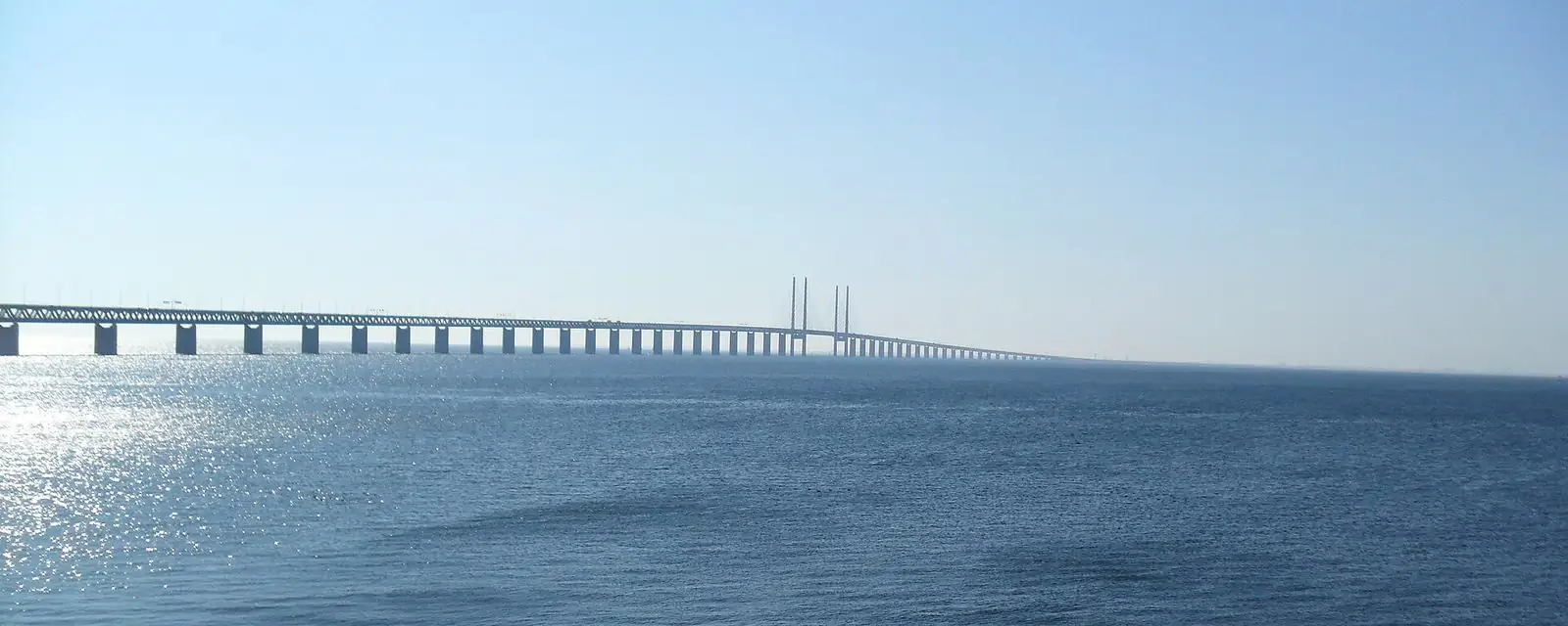 Öresundsbron sedd från Sibbarp