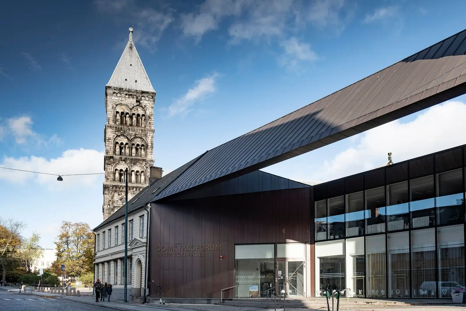 Lunds domkyrka och biblioteket