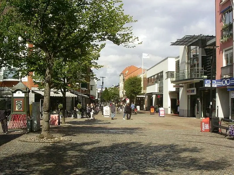 Gågatan i Ängelholm