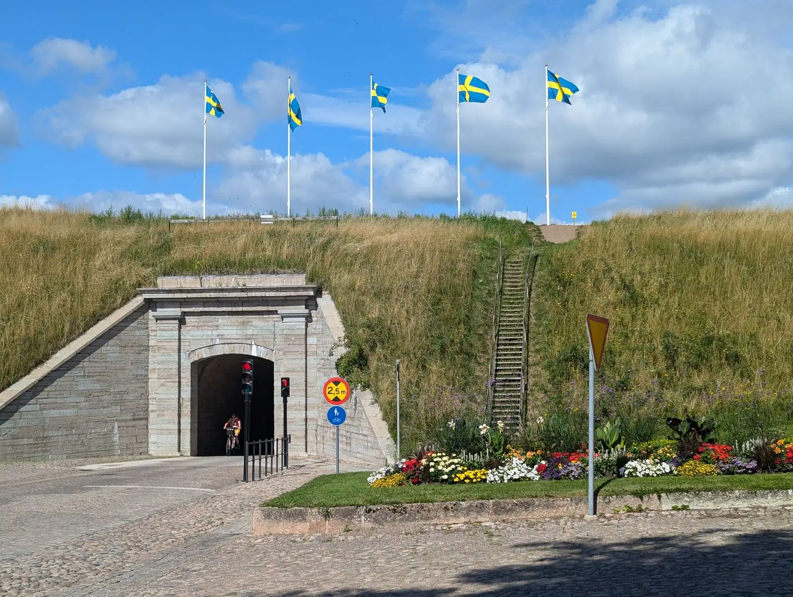 Porten till Karlsborgs fästning