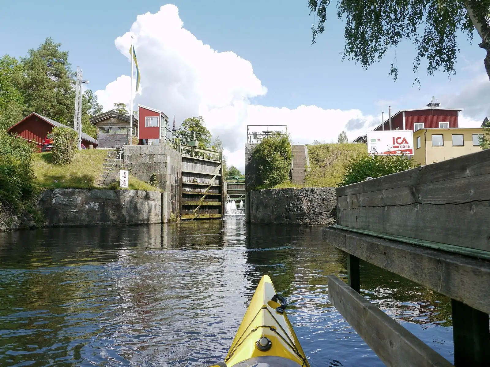Slussen i Dalslands kanal