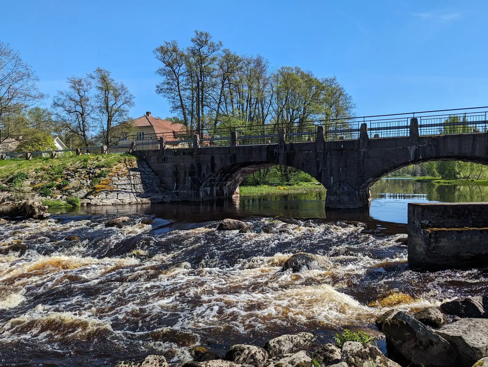 Stenbro över Tidan i Tibro