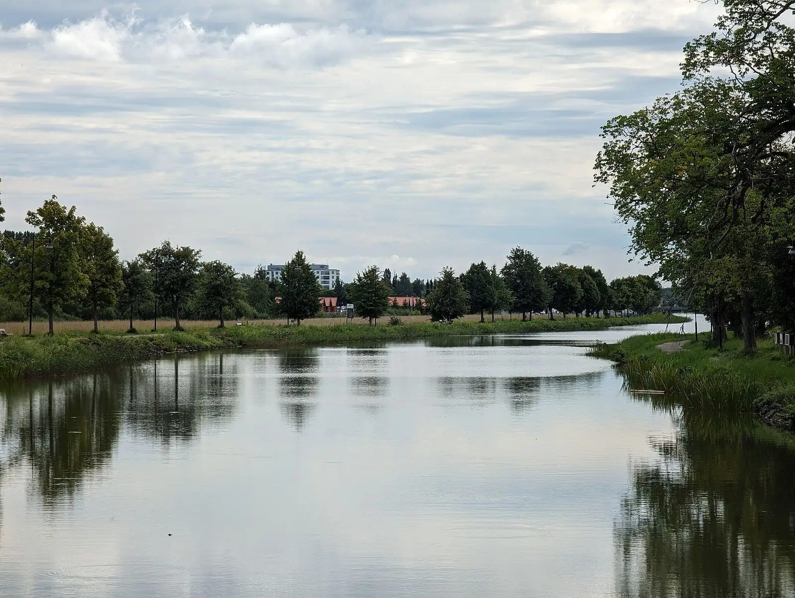 Göta kanal genom landskapet