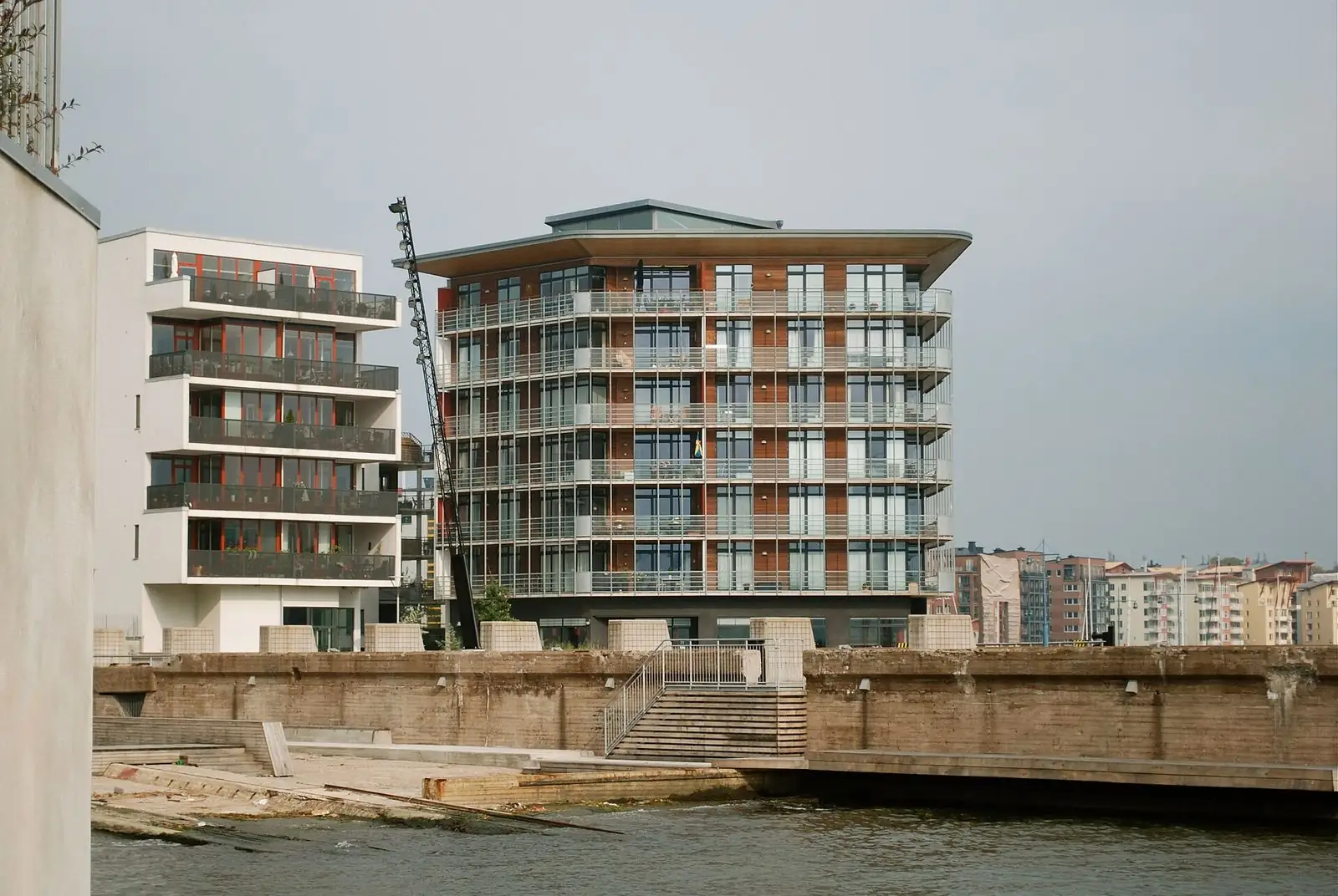Bostadshus vid vattnet i Eriksberg