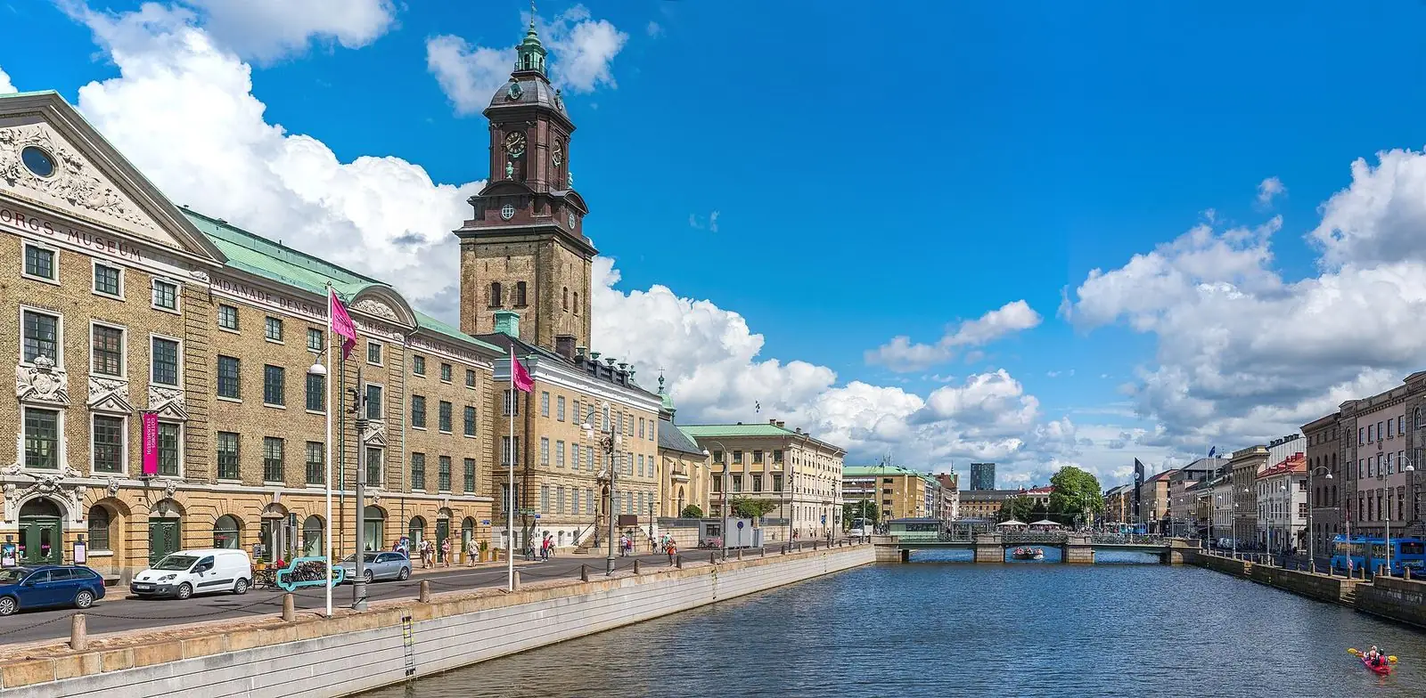 Stora Hamnkanalen med Tyska kyrkans torn