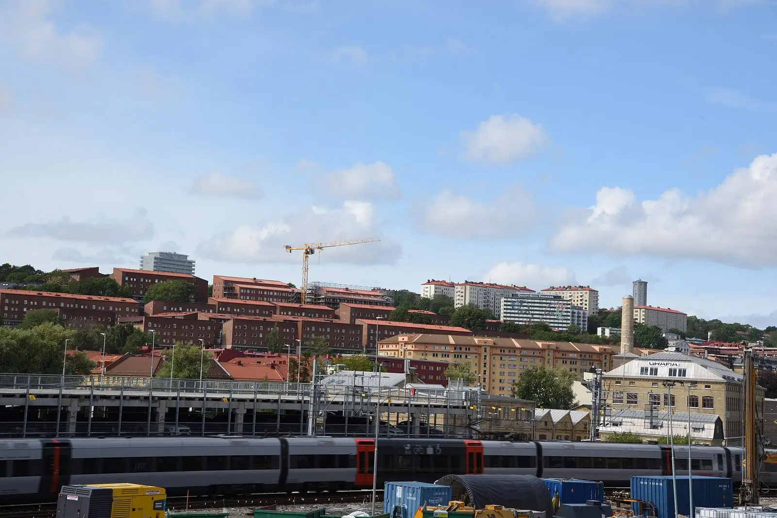Utsikt över Krokslätt och Johanneberg