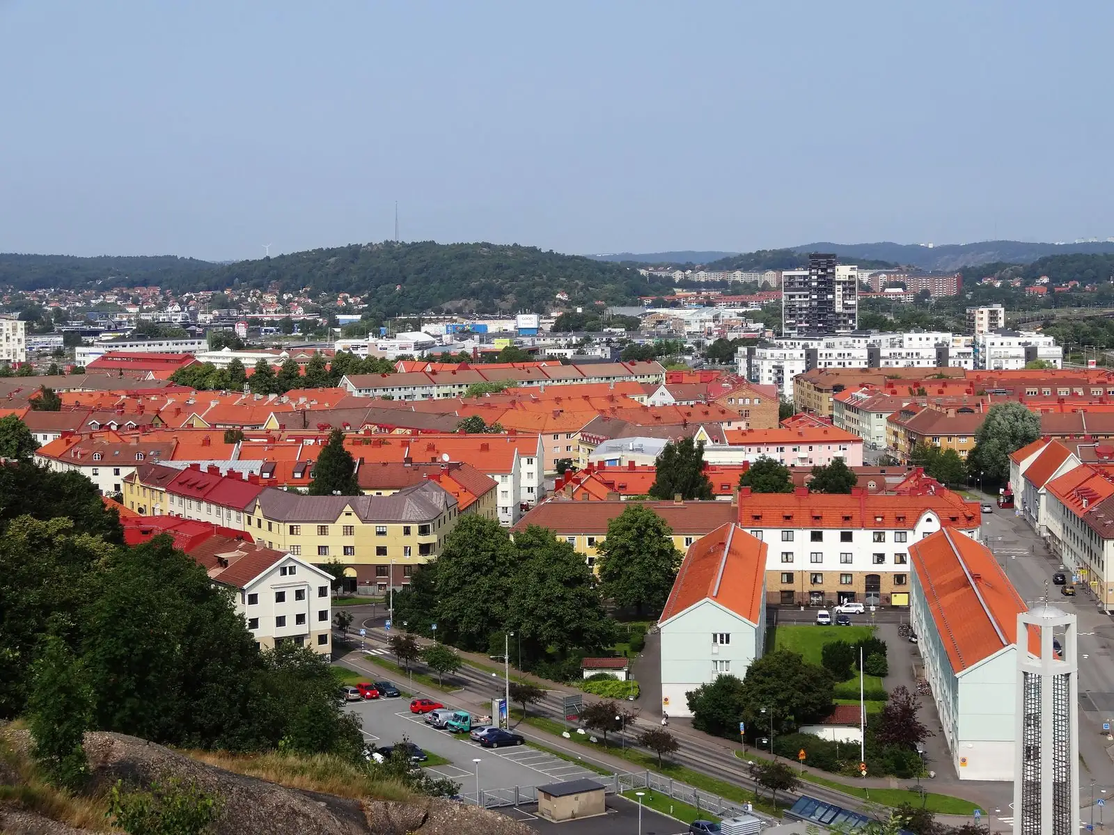 Utsikt över Kvillebäcken