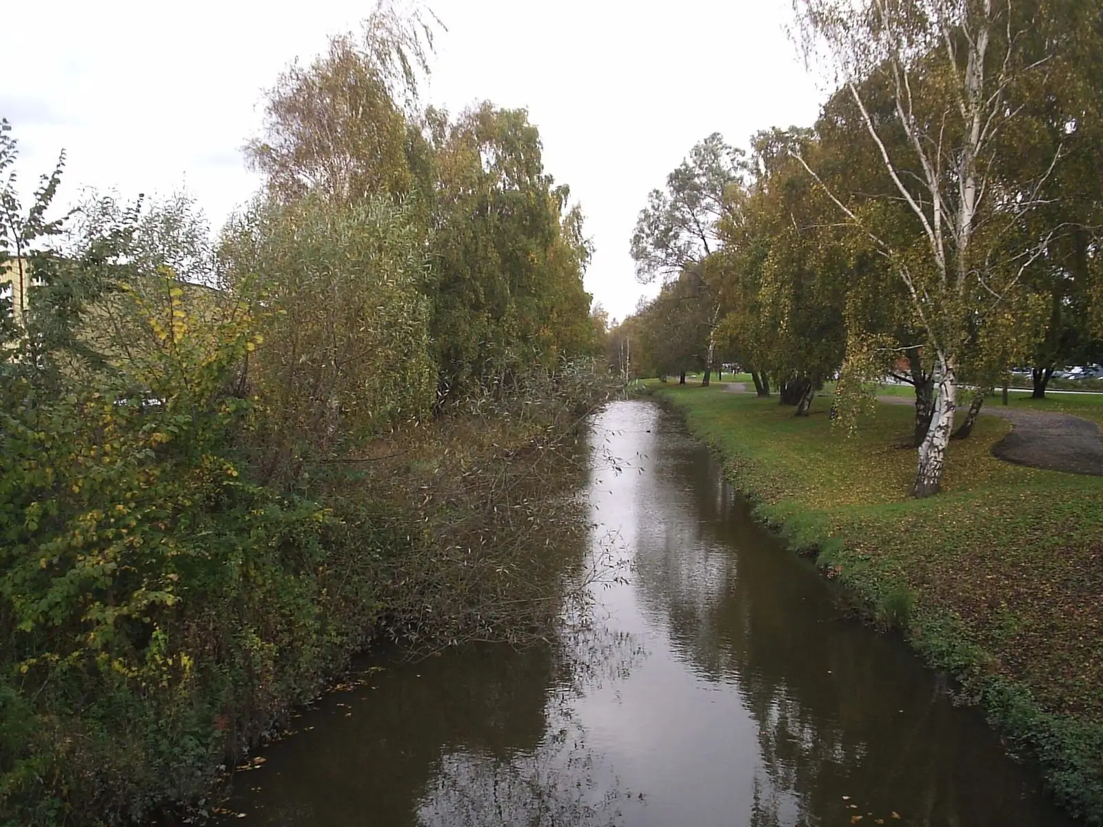 Bäcken Kvillebäcken på Hisingen