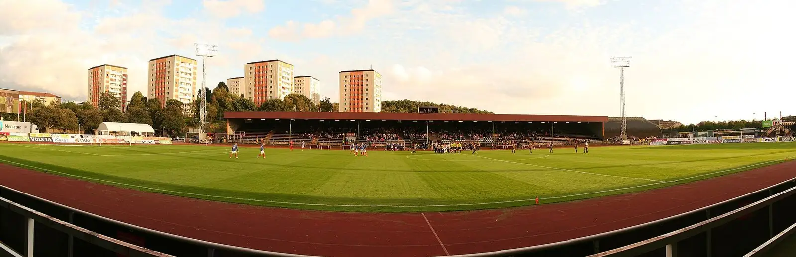Fotbollsplanen på Rambergsvallen