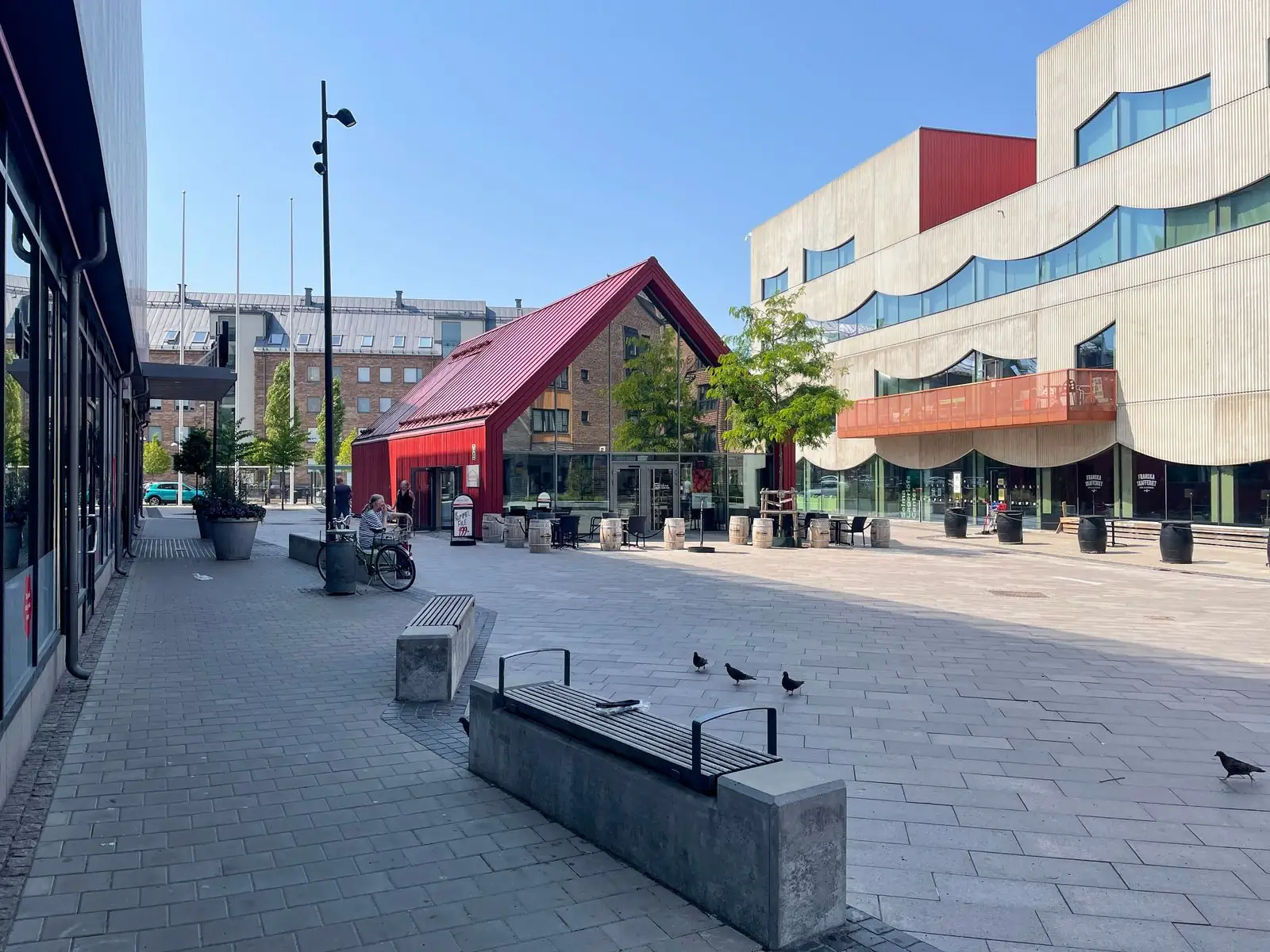 Selma Lagerlöfs torg med nya hus