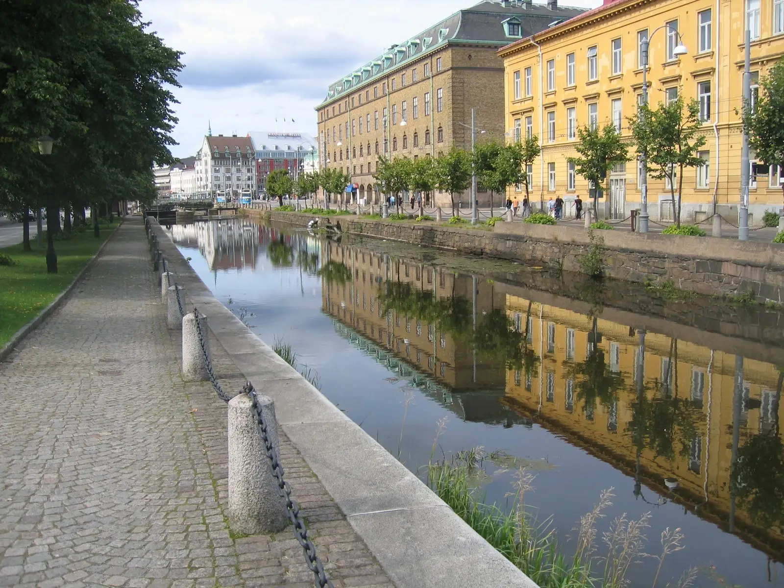 Fattighusån mot Nordstan