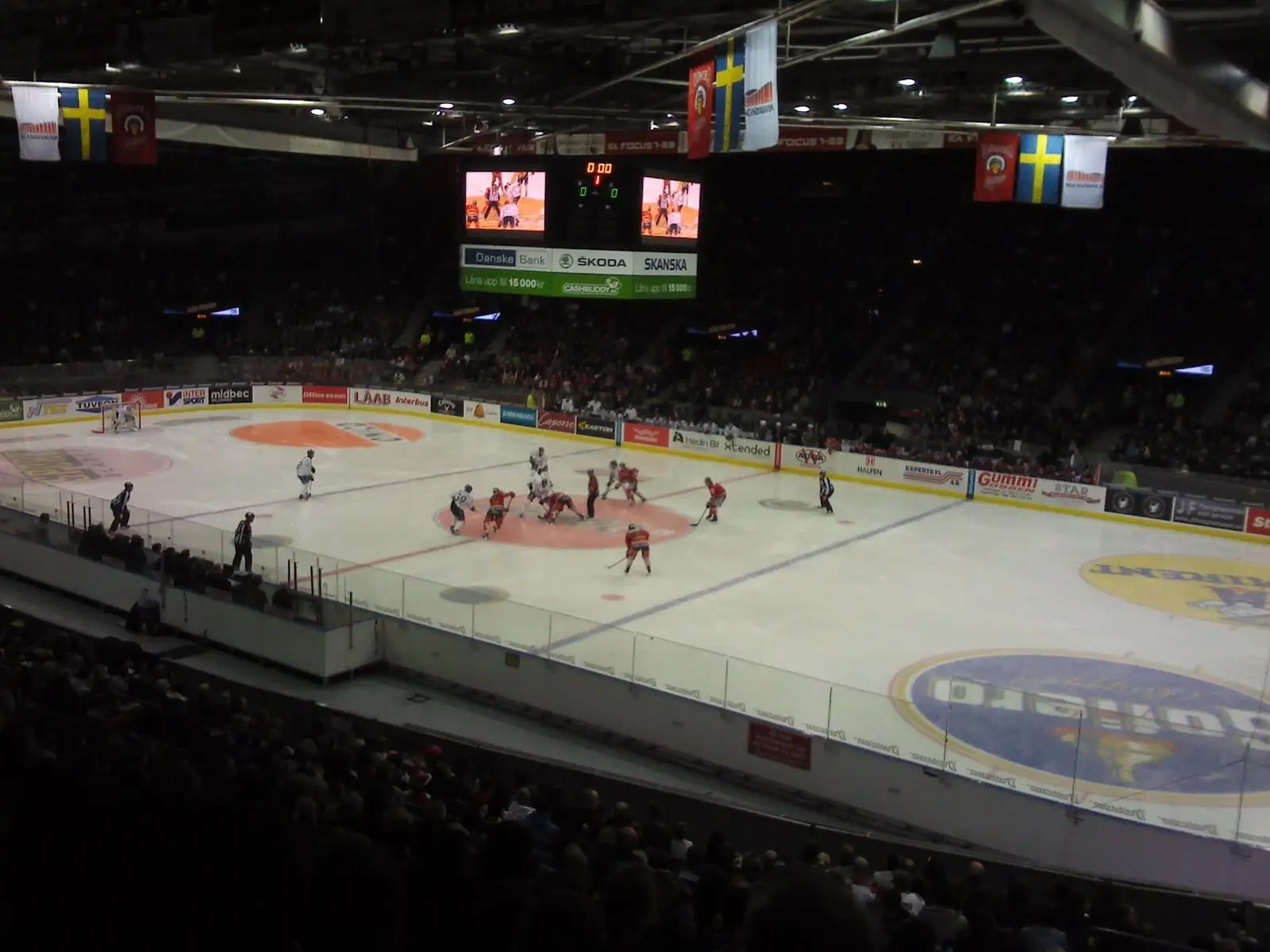 Hockeymatch med Frölunda HC